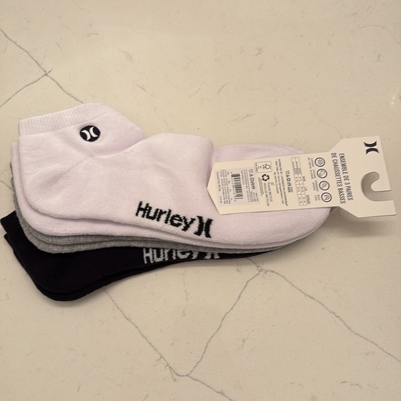 Men’s Hurley 3 pack low cut socks nwt size large - Picture 3 of 4